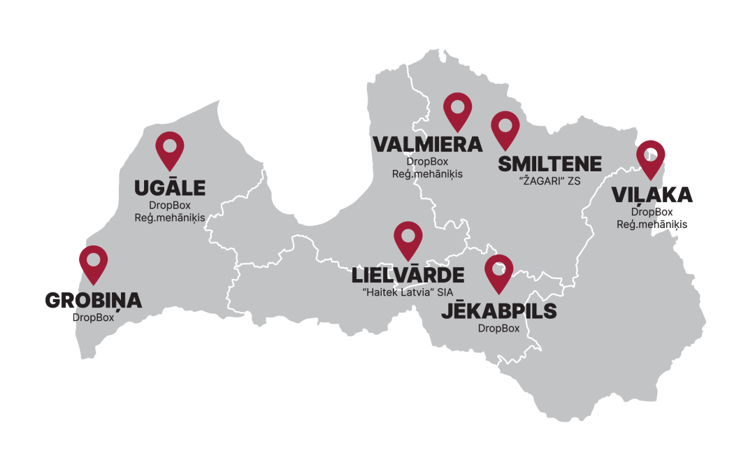 Kur atrodas HAITEK LATVIA meža tehnikas serviss? - Haitek